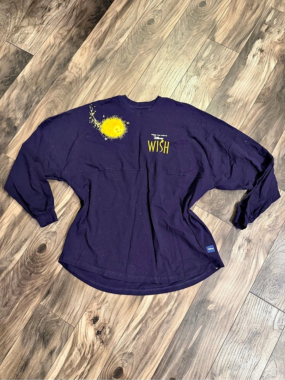 Disney Parks Wish Movie Star Glitter Spirit Jersey XL